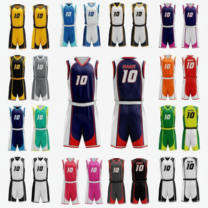 Dernier design unique, vêtements de sport personnalisés par sublimation et broderie, uniforme d'équipe de basketball moderne en tissu mesh, couleur personnalisée - Product Image 1