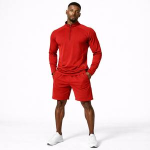 ชุดวอร์มออกกำลังกายผู้ชายสไตล์วินเทจพร้อมโลโก้สั่งทำพิเศษ เนื้อผ้าระบายอากาศ น้ำหนักเบา ชุดเสื้อและกางเกงขาสั้น ผู้ผลิตขายส่ง - Product Image 6