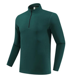 <b>Men's</b> Spring Casual Pullover Unlined Fleece Sweatshirt Quick Dry Athletic Eco-Friendly Breathable Cotton/Bamboo <b>Turtleneck</b> - Product Image 5