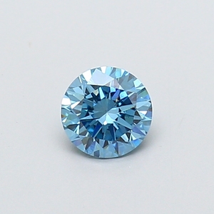 Diamante Cultivado en Laboratorio de Corte Redondo de 0.48 Quilates, Azul Intenso VS1, Certificado IGI, Diamante Suelto CVD al por Mayor para la Fabricación de Joyas - Product Image 1