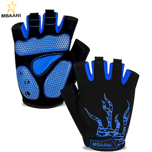 Gants de cyclisme pour hommes/femmes, gants de vélo à demi-doigts pour le cyclisme/l'haltérophilie/la gym/la moto/le canoë - Product Image 1