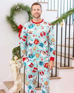 Christmas Tracksuit Set <b>Womens</b> Custom Printed <b>Long</b> Sleeve <b>Top</b> Matching Pants Cozy Winter Pajamas Loungewear Festive Winter Set - Product Image 4
