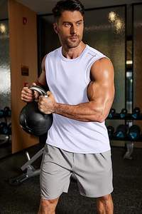 Camiseta Deportiva de Compresión para Hombre, Personalizable con Logotipo, Transpirable, de Secado Rápido, Ajustada, para Gimnasio y Running - Product Image 2