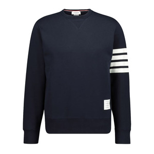 Sudadera Personalizada Premium para Hombre con Cuello Redondo y Detalle de Rayas en las Mangas |   Suéter de Algodón de Lujo - Product Image 5
