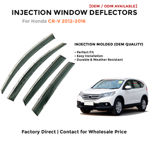 Deflector de Viento para Honda CRV CR-V, Protector Solar y de Lluvia, Visera para Ventana de Coche - Product Image 2
