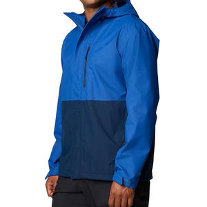 New Collection Unisex Hooded Hiking Climbing Rain <b>Jacket</b> Breathable 100% Polyester Windproof Outdoor 3L Waterproof Front Logo - Product Image 2