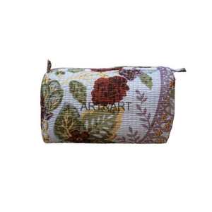 Juego de Bolsas de Maquillaje Grandes, Acolchadas de Algodón, Estampadas Multicolor, Resistentes al Agua, Ecológicas, Suaves, Ligeras, con Cierre, Ideales para Viajar - Product Image 4