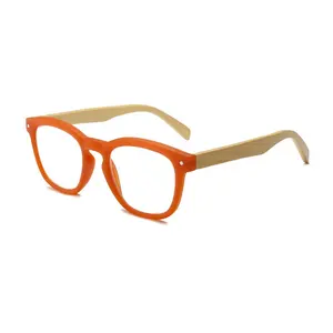 Óculos de leitura unissex de alta qualidade +200 +250 +300 +350 Legendas de bambu