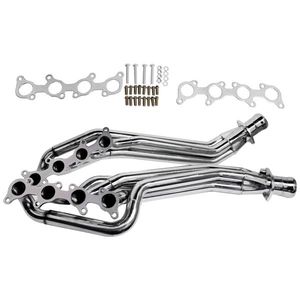 Polished Stainless Steel Exhaust Header Set for 2011-2016 Mustang GT 5.0L/V8 Tuning Exhaust System - Product Image 3