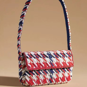 Wholesale Inspired Beaded Casual Clutch Purse Colorful Embroidery Evening Bag Summer Party <b>Handbag</b> Womens Soft - Product Image 1