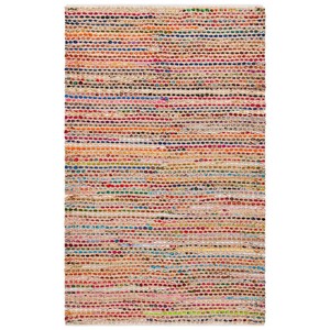 Bohemian Striped Jute Area <b>Rug</b> Rectangle Flat Weave Handcrafted Eco Friendly Living Room Use - Product Image 5