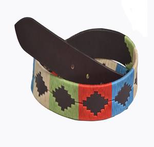 Genuine Leather Polo <b>Belt</b> Hand Crafted Case & Bags <b>Woven</b> Pattern Leather <b>Belt</b> Custom Country Polo <b>Belt</b> <b>Men</b> LBP-0042C - Product Image 2