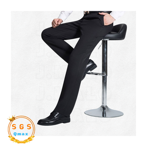 Pantalones de vestir de Spandex colgantes delgados para ocasiones formales - Product Image 1
