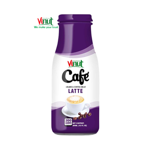 กาแฟอาราบิก้าลาเต้ บรรจุขวดแก้ว 280 มล. พรีเมียม ผสมเมล็ดกาแฟอาราบิก้าเวียดนาม ยี่ห้อ VINUT สำหรับผู้ค้าส่ง ผู้นำเข้า - Product Image 1