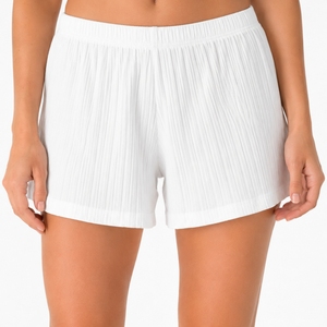 Pyjama imprimé à manches longues pour femmes, ensemble deux pièces avec short à col en v, vêtements de nuit d'été doux et confortables, Style décontracté - Product Image 4