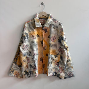 Nouvelle veste Kantha faite à la main de style vintage surdimensionné, vêtement de rue unisexe - Product Image 1