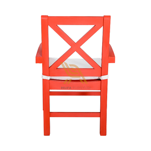 Silla de Comedor de Estilo Minimalista de Lujo con Acabado de Aspecto de Madera y Estructura de Madera de Teca para Decoración de Muebles - Product Image 4