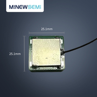 Antenne GNSS active double fréquence L1+L5, haute précision, prise femelle UFL, antenne de communication