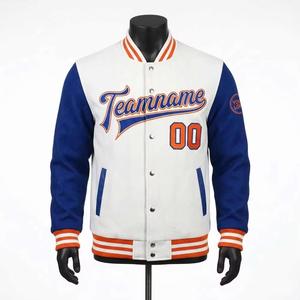 High Quality Street Wear <b>Men</b> Varsity <b>Jackets</b> Letterman <b>Jackets</b> OEM Customized <b>Baseball</b> <b>jacket</b> - Product Image 1