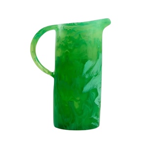 Carafe en résine écologique artisanale indienne, trésors artisanaux, couleur personnalisée, capacité 1,5 L, utilisation domestique et commerciale, vaisselle et articles de table - Product Image 1