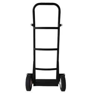 Heavy Duty Matte Black Powder Coated Steel <b>Trolley</b> Family keywords: for Garage Workshop Storage Use - Product Image 4