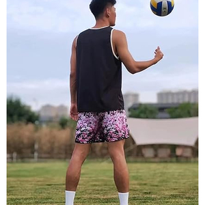 Shorts de sport camouflage pour homme OEM en coton épais avec impression par sublimation, logo personnalisé, pour la course et le fitness, avec cordon de serrage - Product Image 6