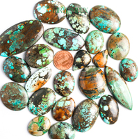 Prix de gros exclusif naturel 100% Bao Canyon Turquoise Cabochon multi forme pierre précieuse semi-précieuse en vrac pour la fabrication de bijoux