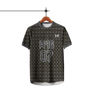Maillots de football personnalisés pour hommes, 100% polyester, tissu en maille respirant, antibactérien, séchage rapide, maillots imprimés par sublimation - Product Image 5