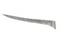 Couteau à filet en acier damas forgé à la main de 12 pouces |   Outil de découpe de cuisine personnalisé en bois avec poignée en bois, écologique, avec broches en laiton, OEM
