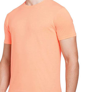 Camiseta de algodón con cuello redondo para hombre, manga corta, corte relajado, tela suave de primera calidad, estilo casual, logotipo personalizado, venta al por mayor - Product Image 3