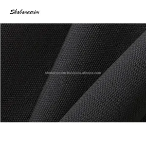 <b>Wholesale</b> Plain Black <b>Fabrics</b> for Hotel Table Cloth Curtain Weekender Bed Sheet Waxed Canvas <b>Fabric</b> - Product Image 1