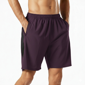Custom Logo Label Men's Solid Street Sports Short Breathable Quick Dry Lightweight Canvas High-quality <b>Athletic</b> Basketball Short - Product Image 2