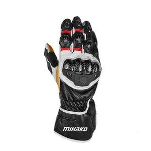 Unisexe 100% Gants de motard de course en cuir de haute qualité Gants de course de moto et de cyclisme chauds pour le sport - Product Image 5