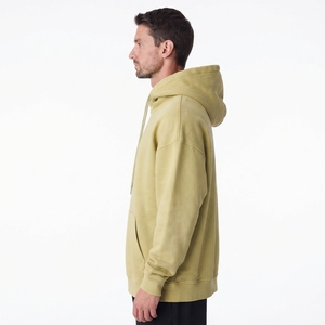 Men Acid Wash <b>Oversized</b> Pullover <b>Fleece</b> <b>Hoodie</b> with Front Pocket Custom Logo Winter Streetwear 100% Cotton Eco-Friendly - Product Image 3