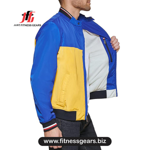 Blouson bomber en cuir, blouson bomber personnalisé, blousons bomber pour équipes - Product Image 1