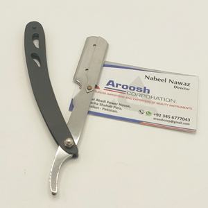 Maquinilla de afeitar de peluquero Manual profesional logotipo personalizado maquinilla de afeitar de acero sostenible para cara cuerpo y axilas al por mayor - Product Image 3