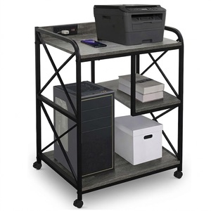 Rolling <b>Printer</b> <b>Stand</b> with Power Outlets - Product Image 1