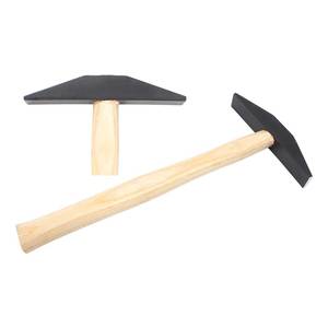 Cabeza de martillo para ranurar, 145 mm de longitud, 22 mm x 4 mm, cara redonda abovedada, mango de madera, OEM, bricolaje - Product Image 1