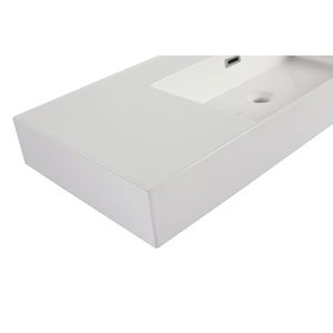 Bacino in resina da 48 pollici solo per vanità da bagno - Product Image 3