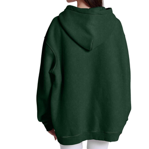 Sudadera con capucha de peso pesado con lavado vintage personalizado para mujer, nueva llegada, sudadera con capucha de manga larga transpirable a la moda con lavado ácido para mujer - Product Image 2