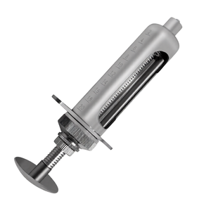 กระบอกฉีดยาสัตว์ขนาด 30 ซีซี ทำจากโลหะสแตนเลส พร้อมสกรูล็อค ใช้ซ้ำได้ สำหรับป้อนยาสัตว์ - Product Image 2