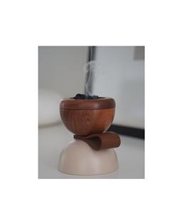 Quemador de Incienso Indio de Madera Duradera, Perfecto para Retiros Espirituales, con Trabajo Intrincado y Área de Calentamiento Segura - Product Image 4