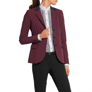 Waterproof Windbreaker <b>Equestrian</b> Jacket Women Winter Sports Riding Coat Cotton/Polyester Material Custom Logo Brand Wholesale - Product Image 4
