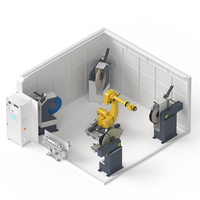 Machine de polissage automatique robotisée pour tôles, ponceuse universelle à bande et à disque flexible pour le polissage et le ponçage des jantes de voiture chromées