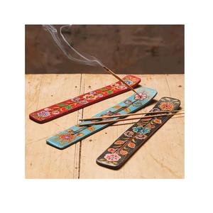 Porta Incienso de Madera con Diseño Nuevo 2026 para Hogares, Templos Festivos, Uso en Aromaterapia, Porta Incienso de Meditación Hecho a Mano con Estampado - Product Image 5