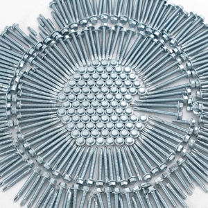 Vis autoperceuses à tête hexagonale en acier au carbone de qualité supérieure (métrique/pouce) revêtues de zinc, classe 8, haute résistance, résistantes à la corrosion - Product Image 1