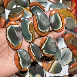 Cabujón de Jaspe Policromado de Alta Calidad, Jaspe Policromado Americano Suelto, Gemas para Joyería, Piedra de Cristal Natural - Product Image 4