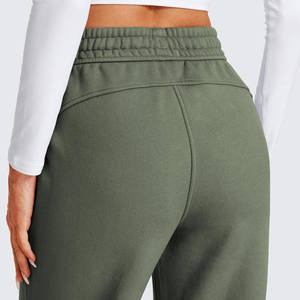 Pantalon de survêtement en coton personnalisé pour femme, taille haute, pour le sport et l'entraînement, vente en gros, design personnalisé, prix abordable - Product Image 5
