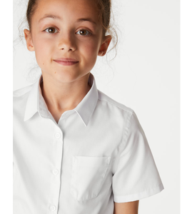 Chemises Scolaires Unisexe Sur Mesure OEM Coupe Slim Infroissables Respirantes 2-18 Ans Prix Direct Usine En Gros - Product Image 3