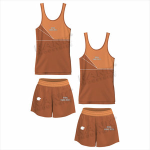 Venta Directa de Fábrica de Ropa Deportiva, Conjunto de 2 Piezas para Mujer, Conjuntos de Algodón para Mujer, Conjunto de Camiseta sin Mangas y Pantalones Cortos para Mujer, Nueva Tendencia - Product Image 6